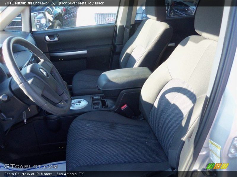 Quick Silver Metallic / Black 2011 Mitsubishi Endeavor LS