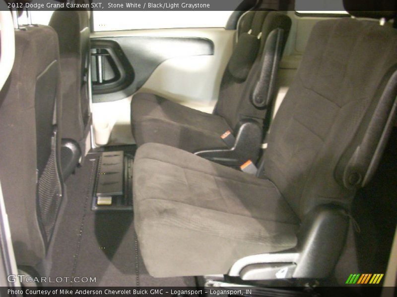Stone White / Black/Light Graystone 2012 Dodge Grand Caravan SXT