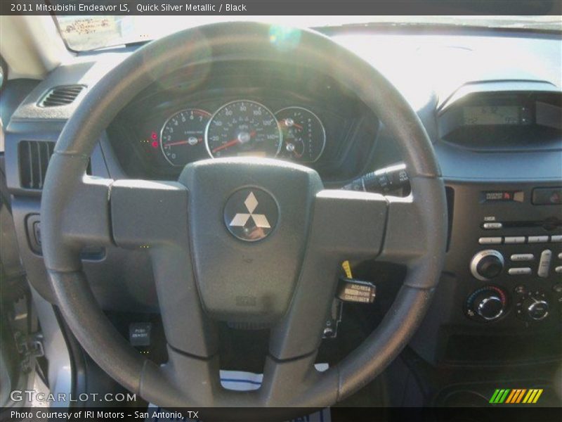 Quick Silver Metallic / Black 2011 Mitsubishi Endeavor LS