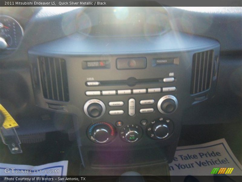 Quick Silver Metallic / Black 2011 Mitsubishi Endeavor LS