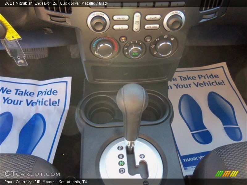Quick Silver Metallic / Black 2011 Mitsubishi Endeavor LS