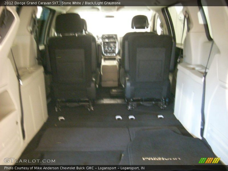 Stone White / Black/Light Graystone 2012 Dodge Grand Caravan SXT