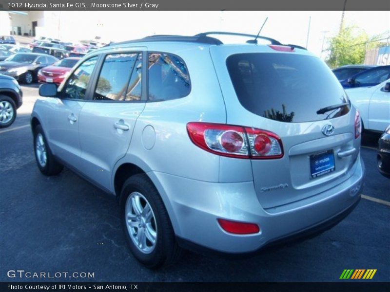 Moonstone Silver / Gray 2012 Hyundai Santa Fe GLS