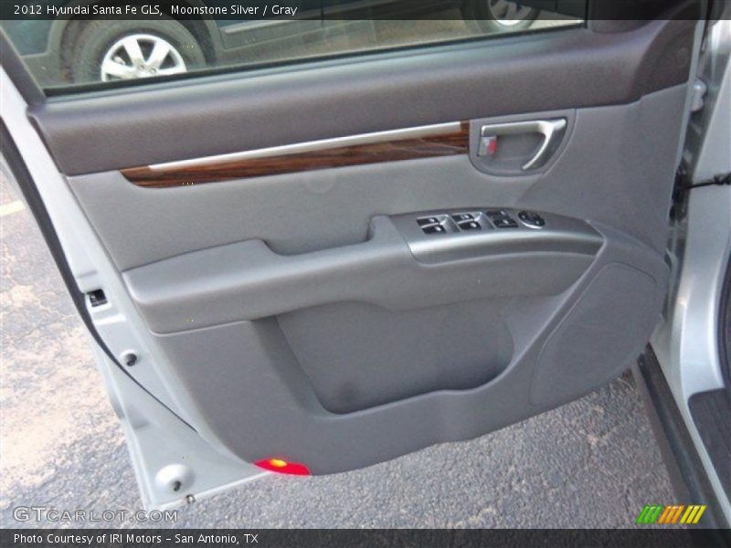 Moonstone Silver / Gray 2012 Hyundai Santa Fe GLS