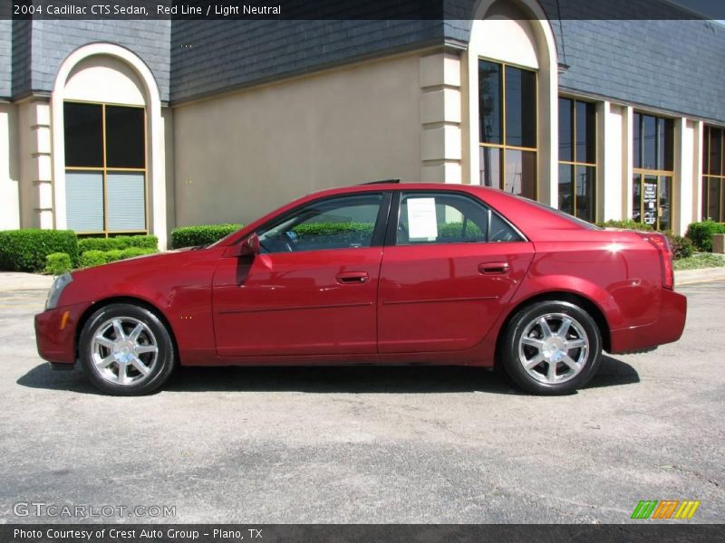 Red Line / Light Neutral 2004 Cadillac CTS Sedan