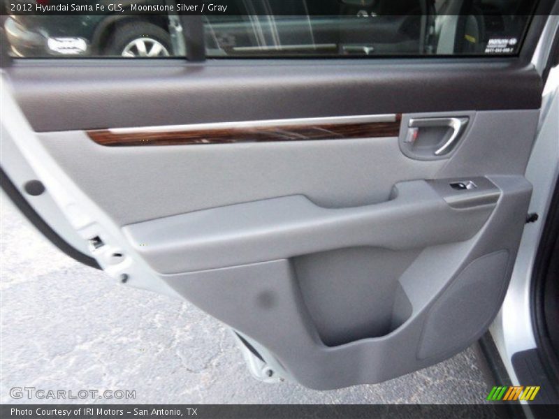 Moonstone Silver / Gray 2012 Hyundai Santa Fe GLS