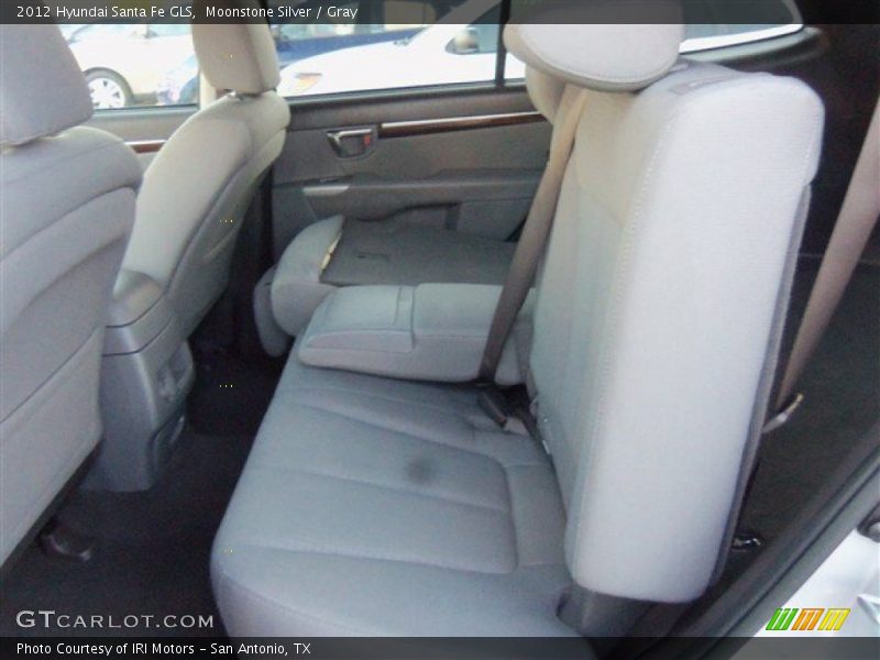 Moonstone Silver / Gray 2012 Hyundai Santa Fe GLS