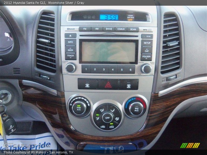 Moonstone Silver / Gray 2012 Hyundai Santa Fe GLS