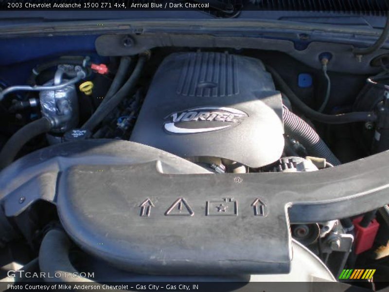 Arrival Blue / Dark Charcoal 2003 Chevrolet Avalanche 1500 Z71 4x4