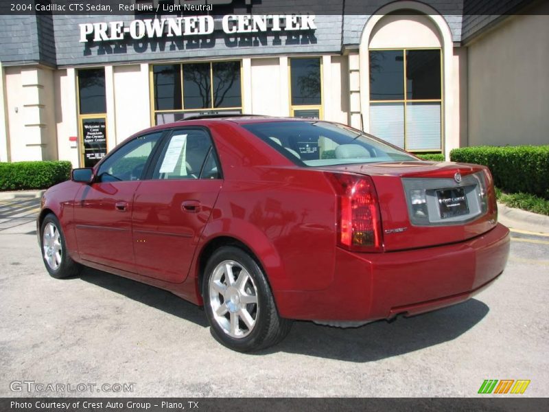 Red Line / Light Neutral 2004 Cadillac CTS Sedan