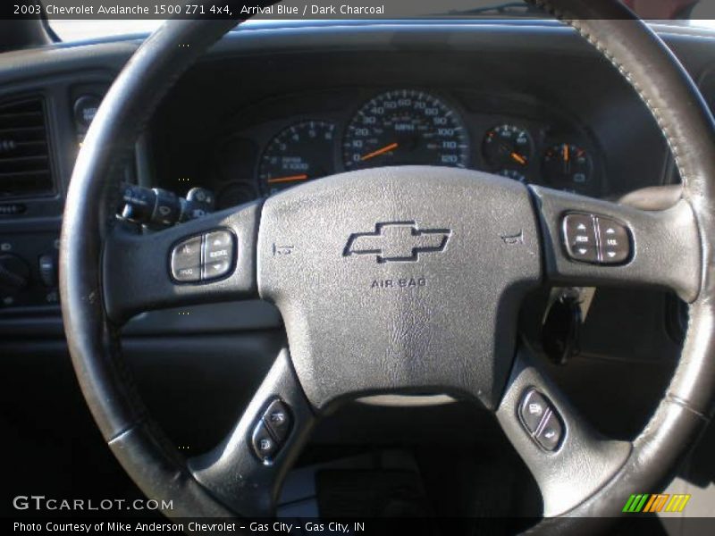 Arrival Blue / Dark Charcoal 2003 Chevrolet Avalanche 1500 Z71 4x4