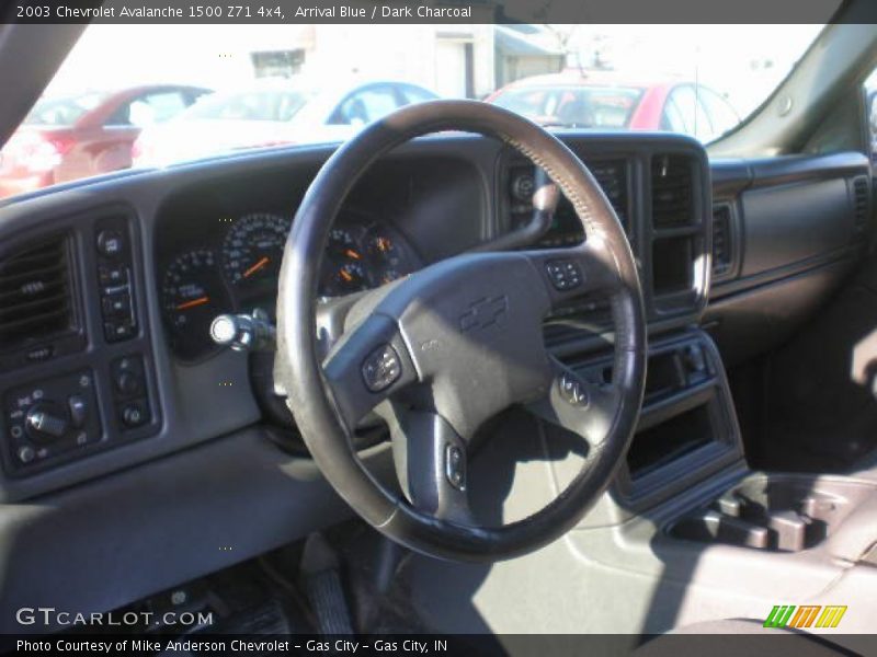 Arrival Blue / Dark Charcoal 2003 Chevrolet Avalanche 1500 Z71 4x4