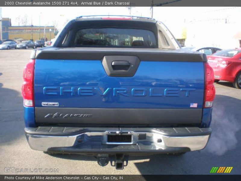 Arrival Blue / Dark Charcoal 2003 Chevrolet Avalanche 1500 Z71 4x4