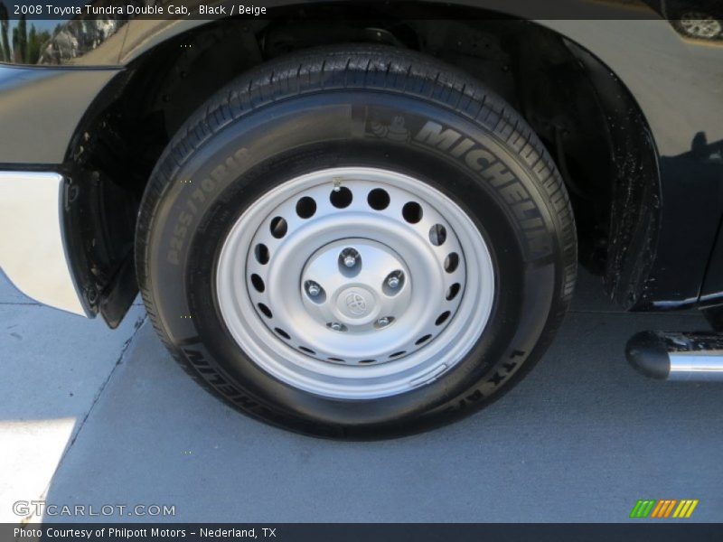 Black / Beige 2008 Toyota Tundra Double Cab