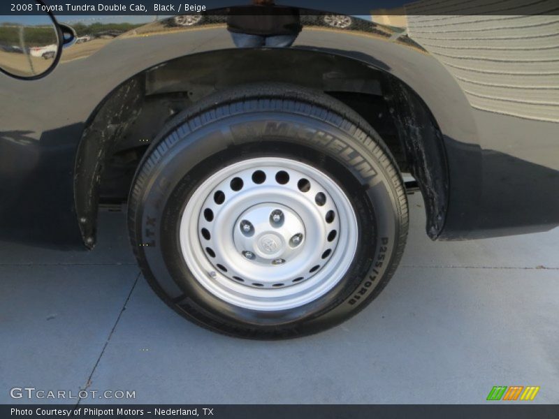 Black / Beige 2008 Toyota Tundra Double Cab