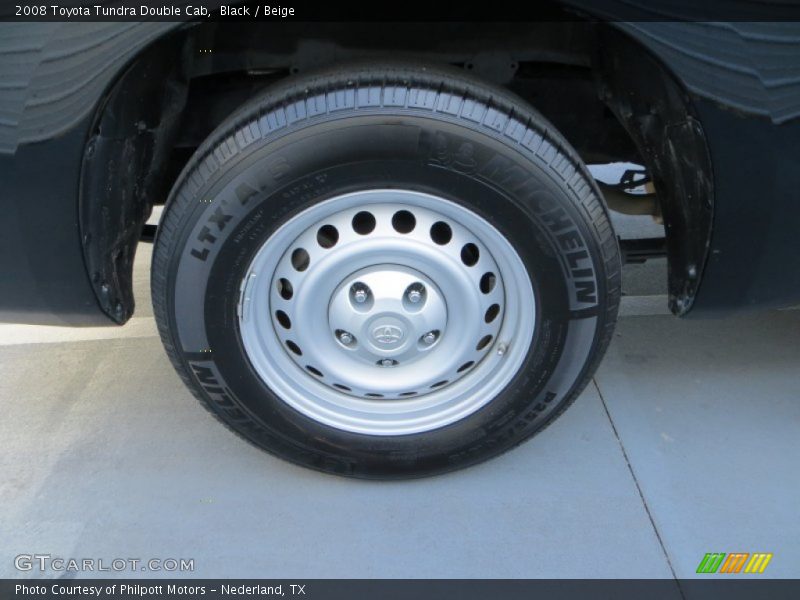 Black / Beige 2008 Toyota Tundra Double Cab