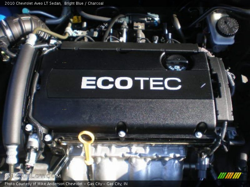 Bright Blue / Charcoal 2010 Chevrolet Aveo LT Sedan