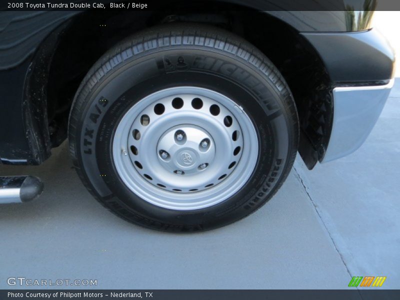 Black / Beige 2008 Toyota Tundra Double Cab