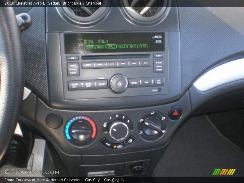 Bright Blue / Charcoal 2010 Chevrolet Aveo LT Sedan