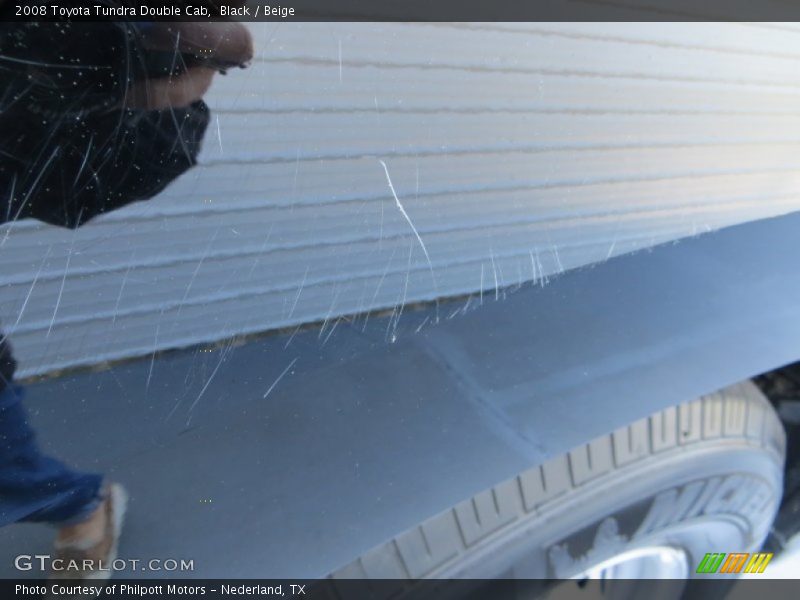 Black / Beige 2008 Toyota Tundra Double Cab