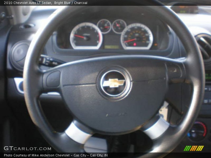 Bright Blue / Charcoal 2010 Chevrolet Aveo LT Sedan