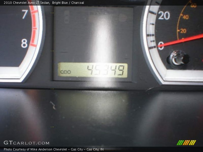 Bright Blue / Charcoal 2010 Chevrolet Aveo LT Sedan