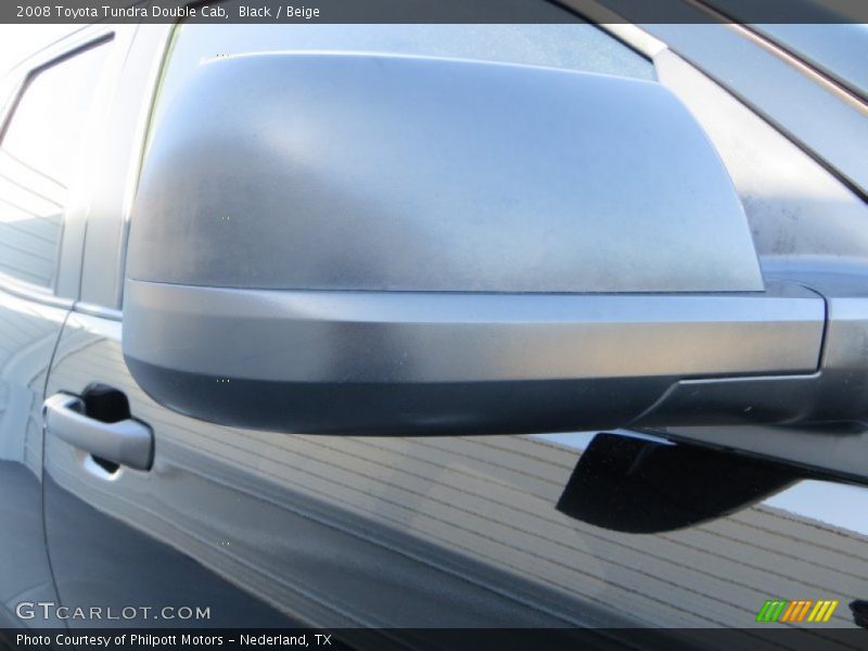 Black / Beige 2008 Toyota Tundra Double Cab