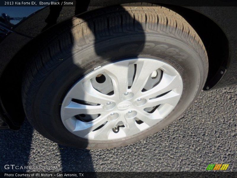 Ebony Black / Stone 2013 Kia Forte EX