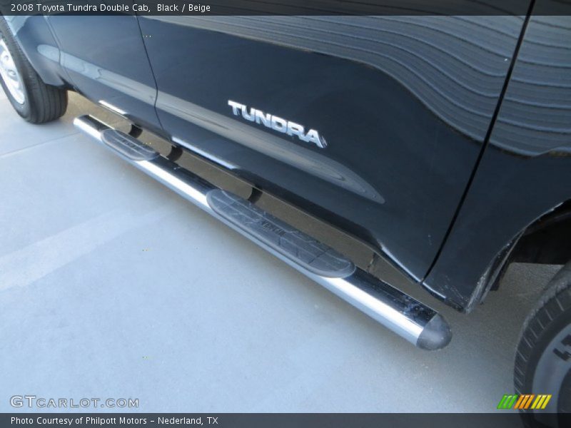 Black / Beige 2008 Toyota Tundra Double Cab