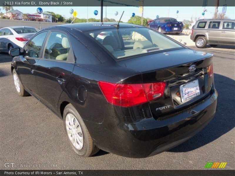 Ebony Black / Stone 2013 Kia Forte EX
