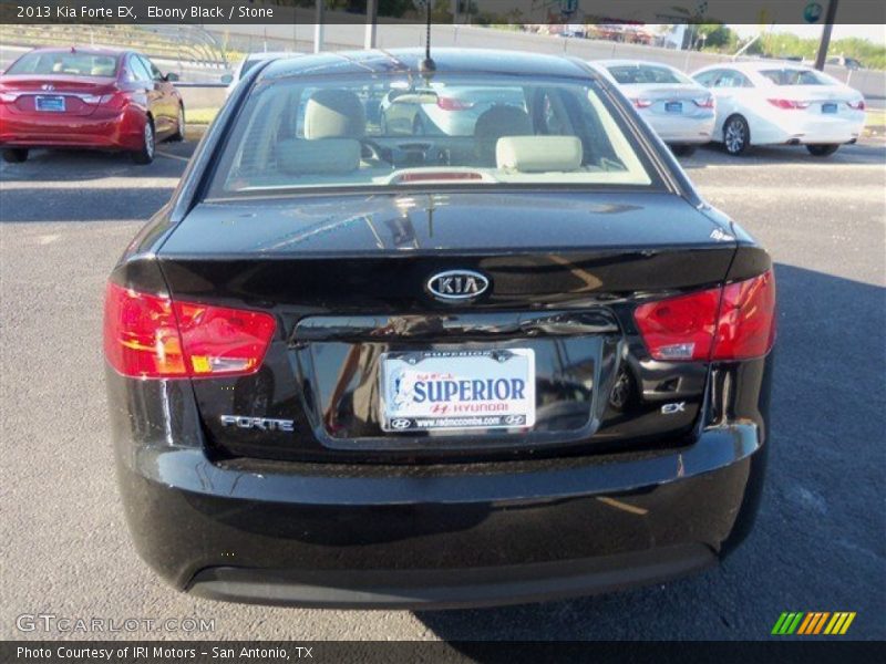 Ebony Black / Stone 2013 Kia Forte EX