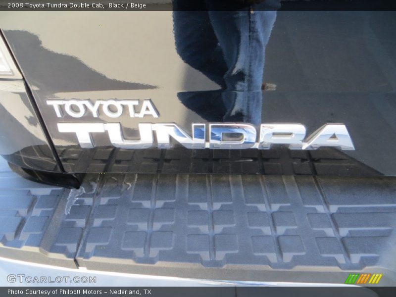 Black / Beige 2008 Toyota Tundra Double Cab