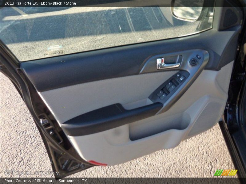 Ebony Black / Stone 2013 Kia Forte EX