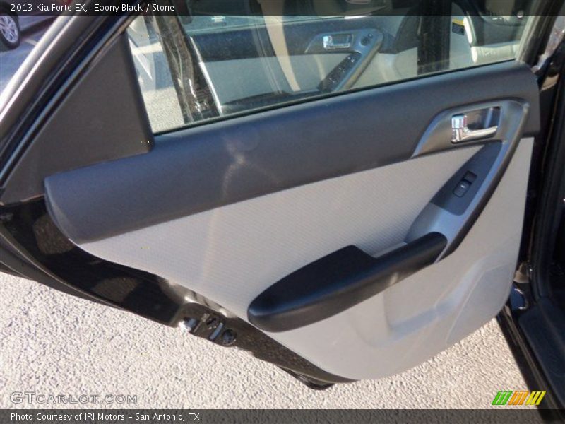 Ebony Black / Stone 2013 Kia Forte EX