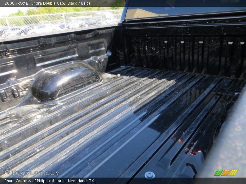 Black / Beige 2008 Toyota Tundra Double Cab