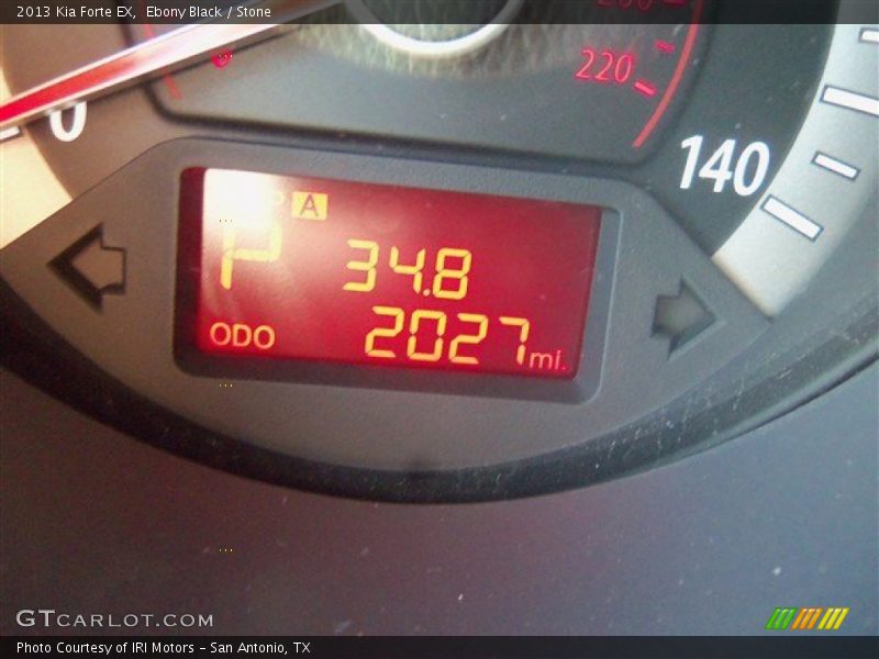 Ebony Black / Stone 2013 Kia Forte EX