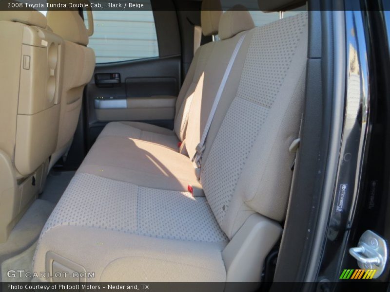 Black / Beige 2008 Toyota Tundra Double Cab