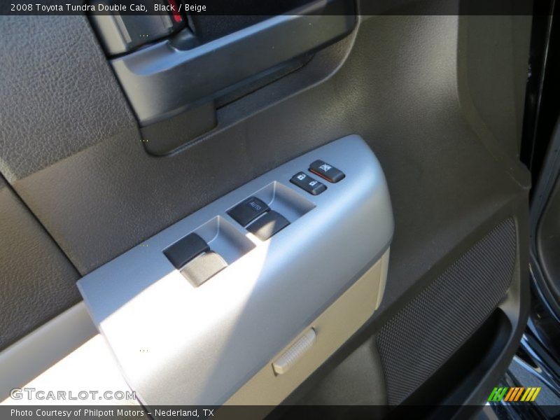 Black / Beige 2008 Toyota Tundra Double Cab