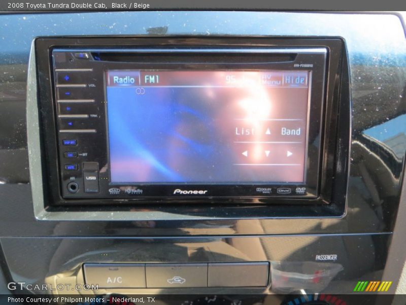 Black / Beige 2008 Toyota Tundra Double Cab