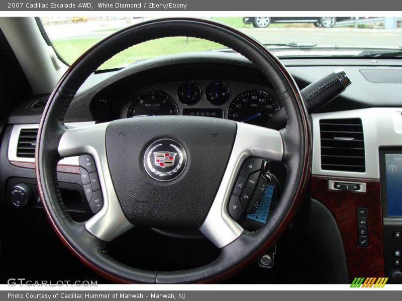 White Diamond / Ebony/Ebony 2007 Cadillac Escalade AWD