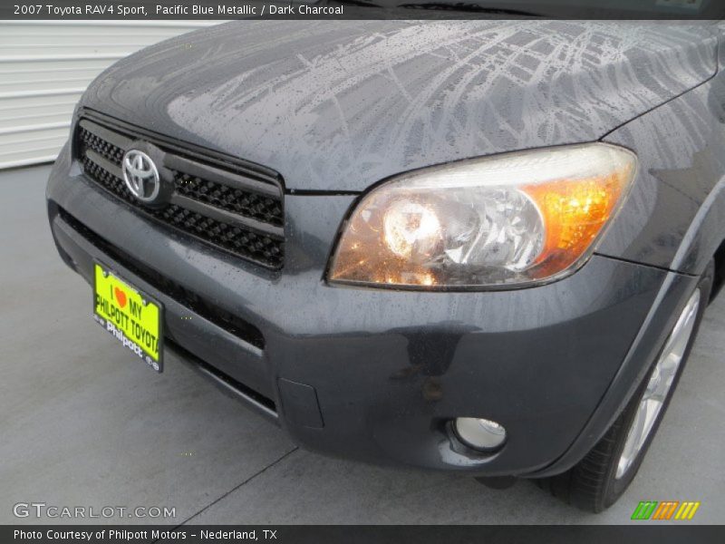 Pacific Blue Metallic / Dark Charcoal 2007 Toyota RAV4 Sport