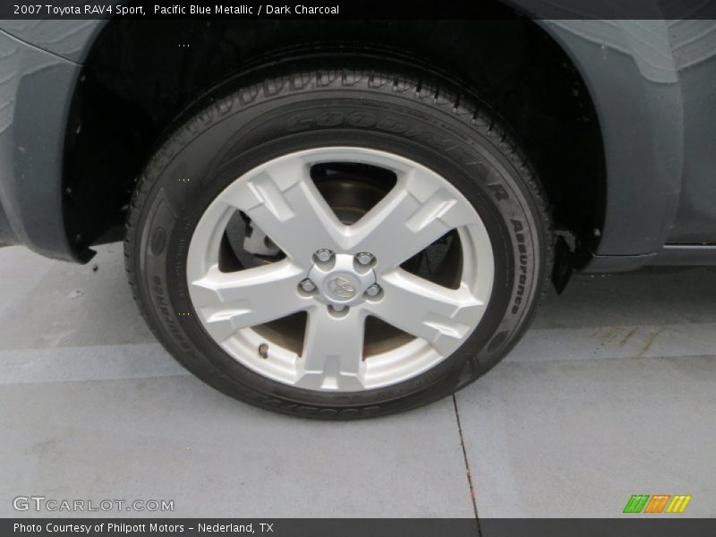 Pacific Blue Metallic / Dark Charcoal 2007 Toyota RAV4 Sport