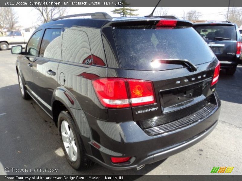 Brilliant Black Crystal Pearl / Black 2011 Dodge Journey Mainstreet