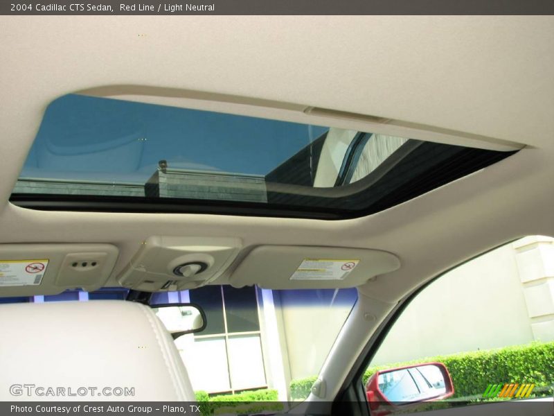 Red Line / Light Neutral 2004 Cadillac CTS Sedan