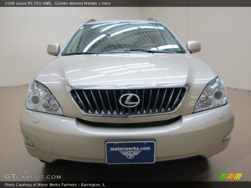 Golden Almond Metallic / Ivory 2008 Lexus RX 350 AWD
