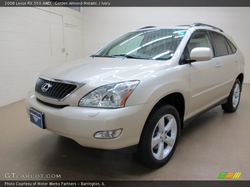 Golden Almond Metallic / Ivory 2008 Lexus RX 350 AWD