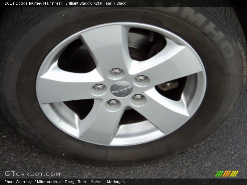 Brilliant Black Crystal Pearl / Black 2011 Dodge Journey Mainstreet