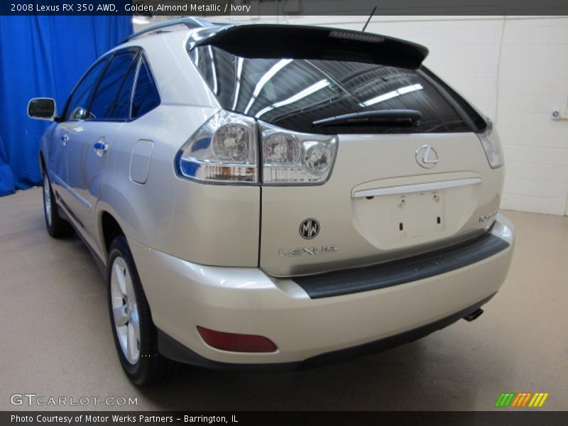 Golden Almond Metallic / Ivory 2008 Lexus RX 350 AWD
