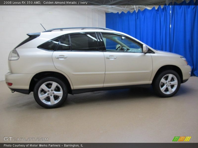 Golden Almond Metallic / Ivory 2008 Lexus RX 350 AWD
