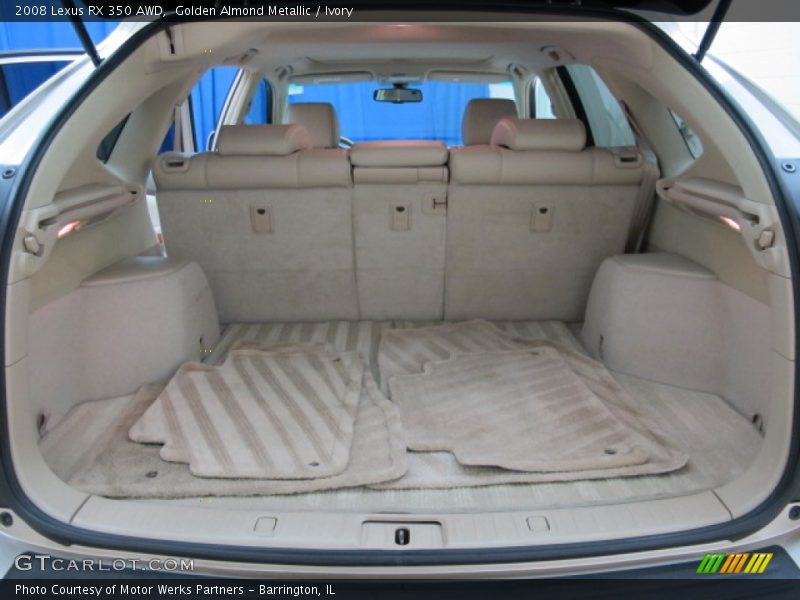 Golden Almond Metallic / Ivory 2008 Lexus RX 350 AWD